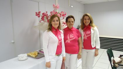 Rede Feminina de Combate ao Cncer Chapec - Abertura Outubro Rosa 2014 - Caf da manh UNIMED Chapec