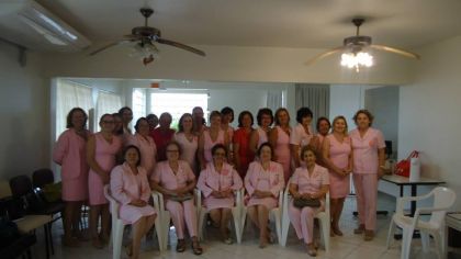 Rede Feminina de Combate ao Cncer Chapec - VOLUNTRIAS RFCC CHAPEC NA SEDE DA REDE FEMININA